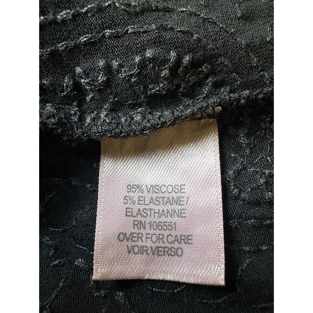Calypso St Barth Savvy Sequin Embroidered Dress Tunic L Charcoal Gray Black Knit - Picture 7 of 8